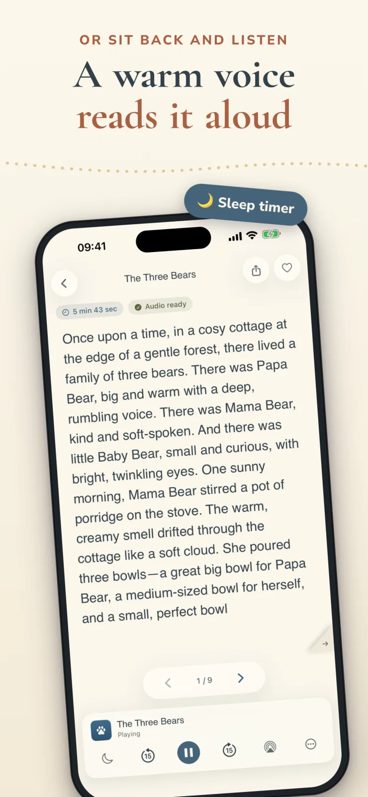 Bedtime Story Maker on iPhone, screenshot 4