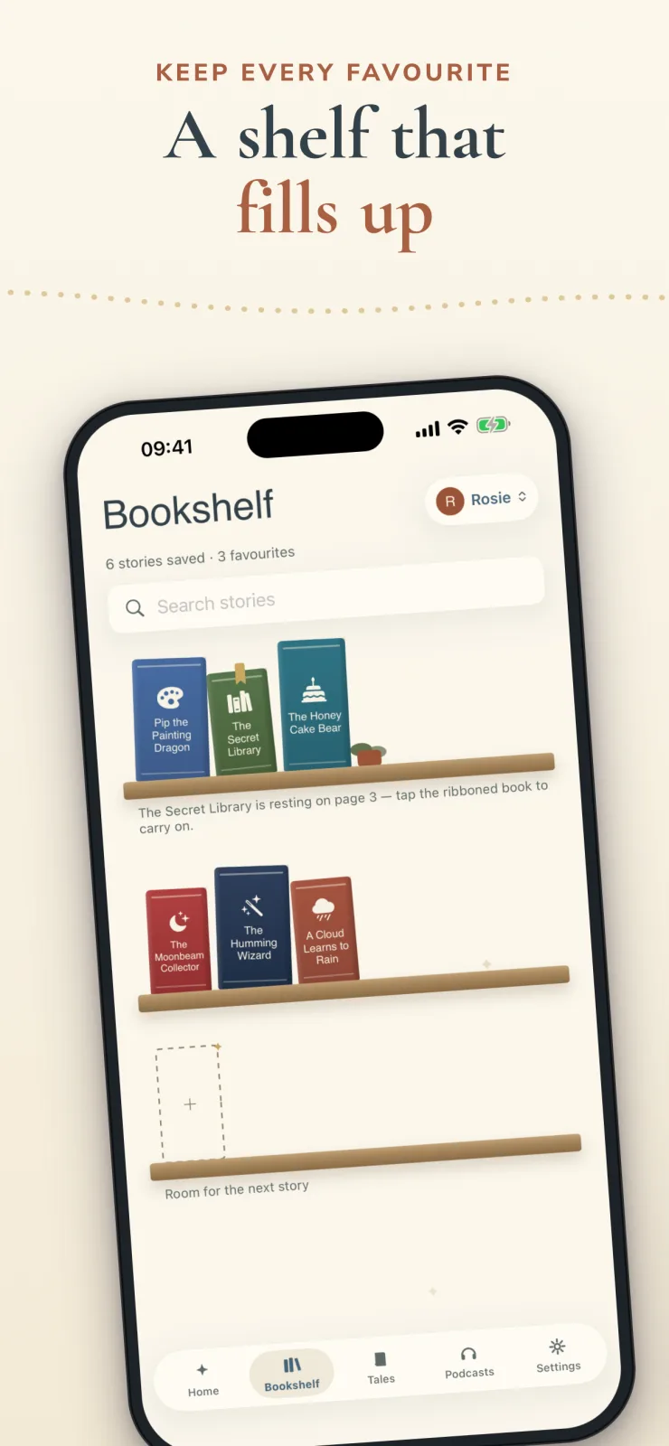 Bedtime Story Maker on iPhone, screenshot 5