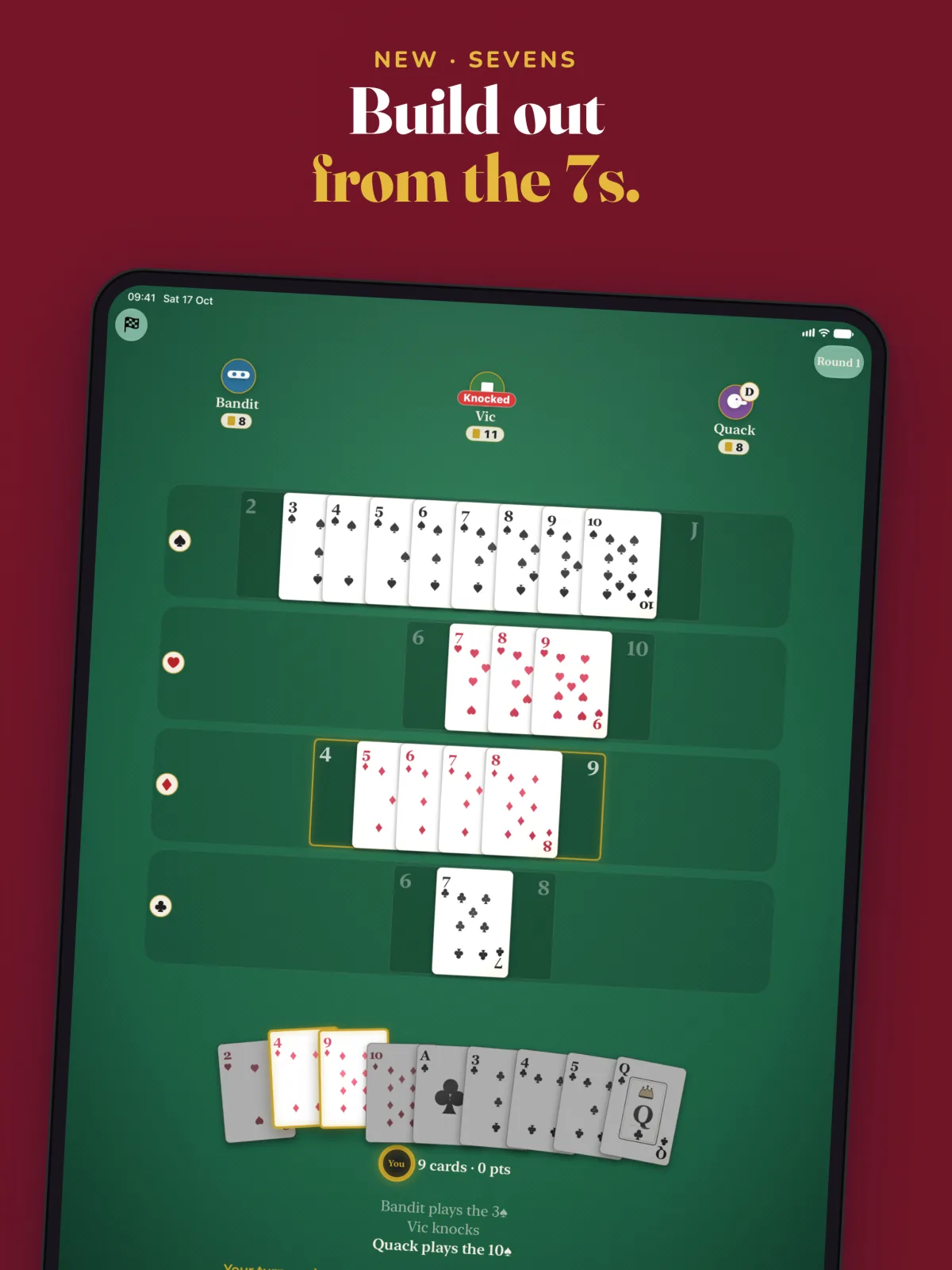 Card School on iPad, screenshot 3