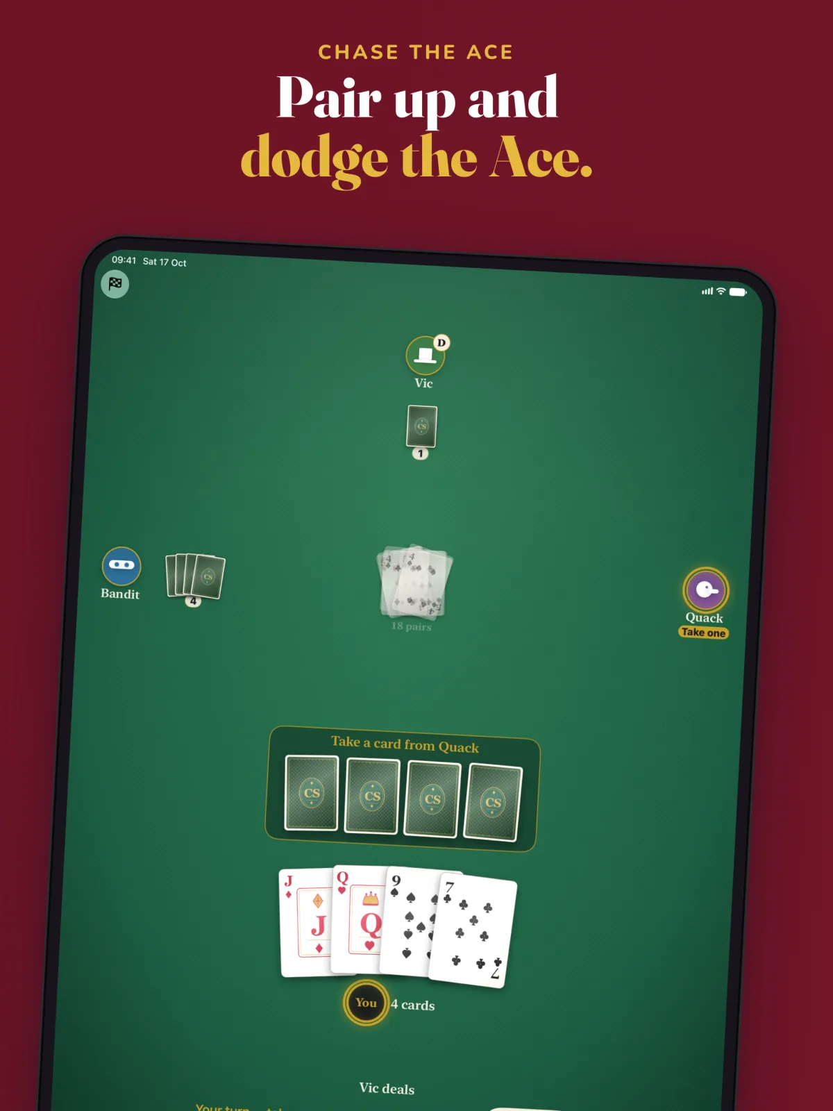 Card School on iPad, screenshot 5