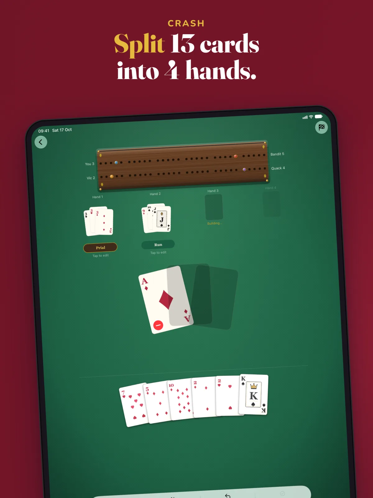 Card School on iPad, screenshot 6