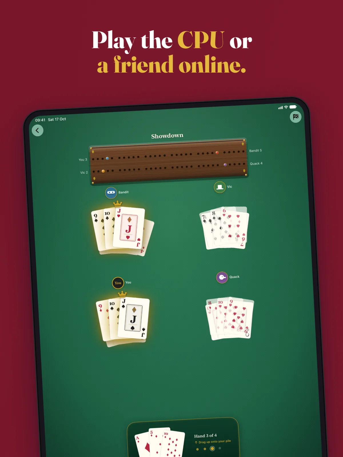 Card School on iPad, screenshot 8