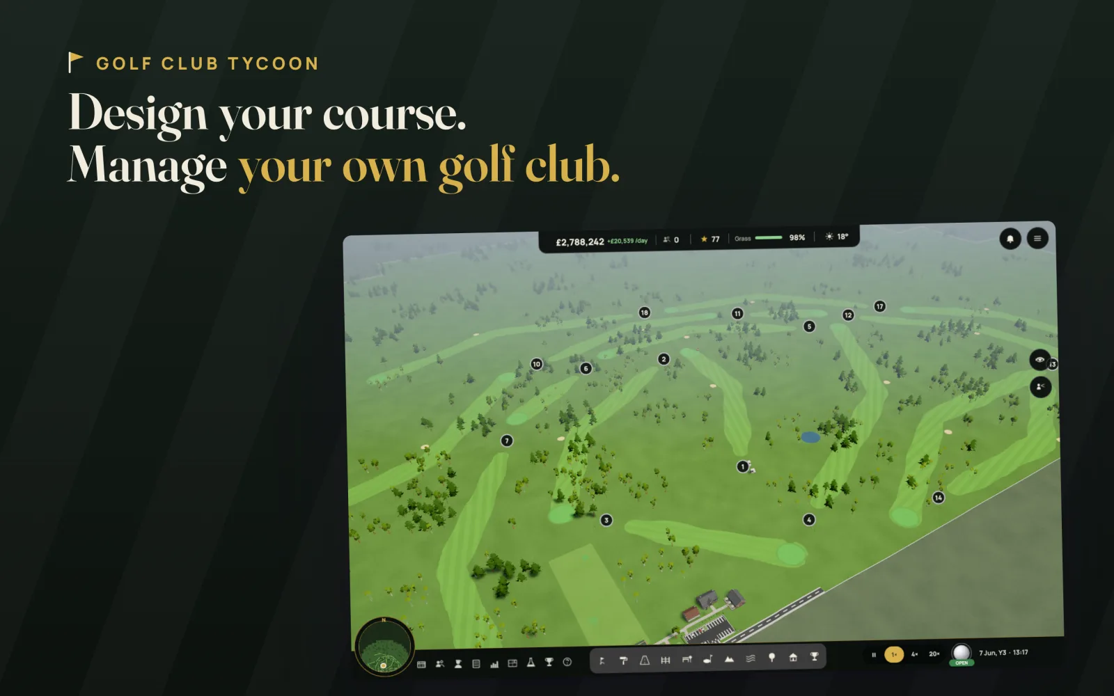 Fairways on Mac, screenshot 1