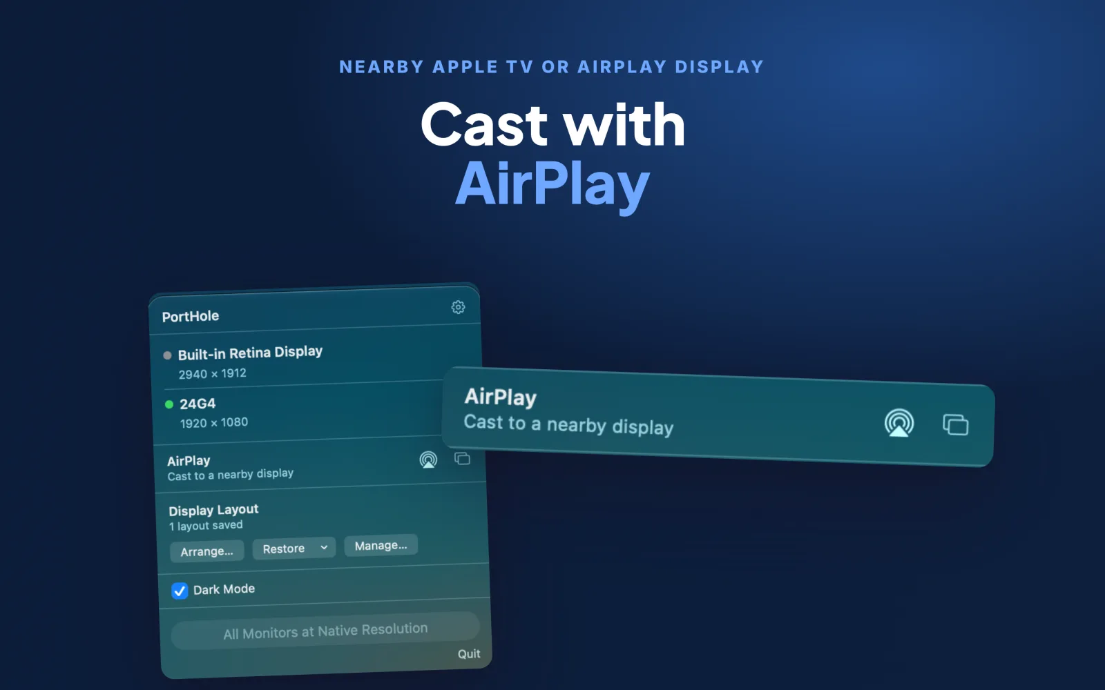 PortHole on Mac, screenshot 4