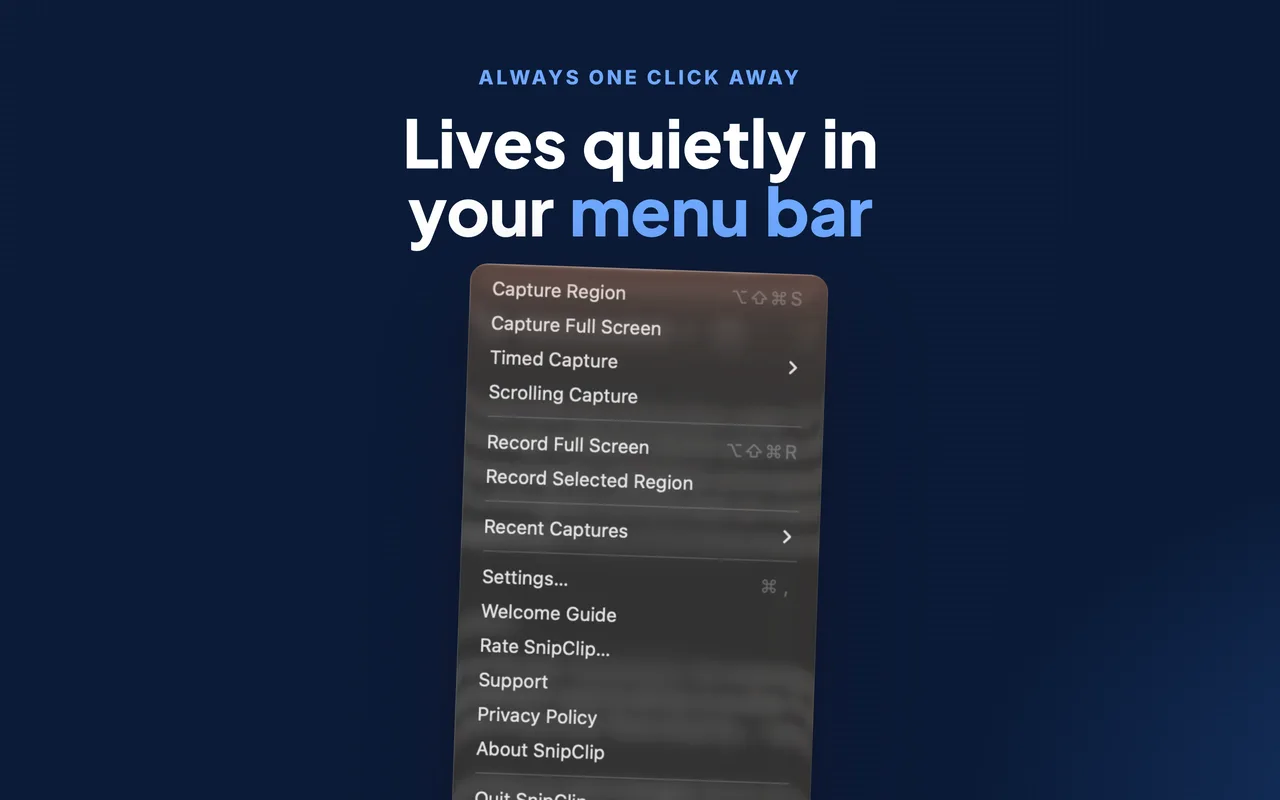 SnipClip on Mac, screenshot 3