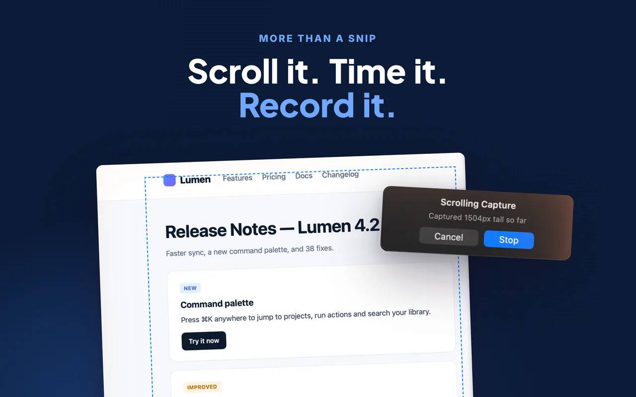 SnipClip on Mac, screenshot 4