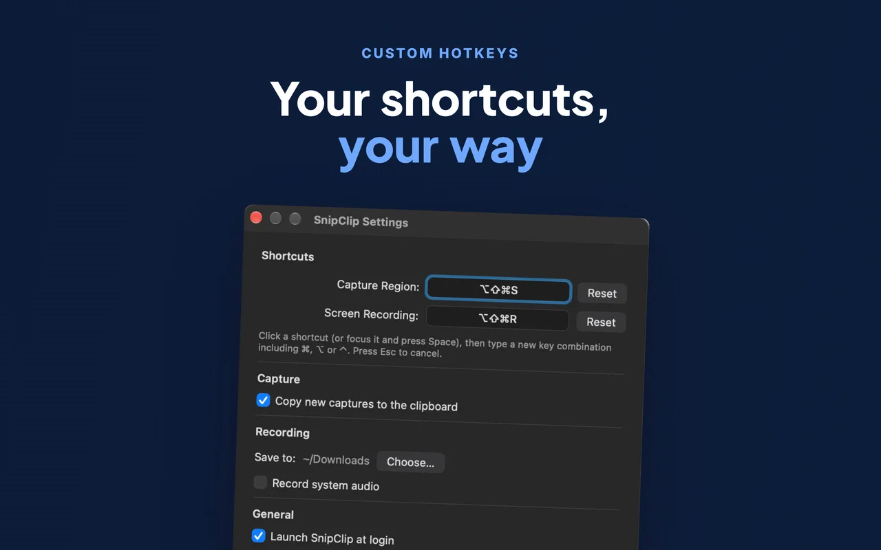 SnipClip on Mac, screenshot 5